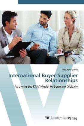 Morris |  International Buyer-Supplier Relationships | Buch |  Sack Fachmedien
