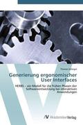 Schlegel |  Generierung ergonomischer User Interfaces | Buch |  Sack Fachmedien