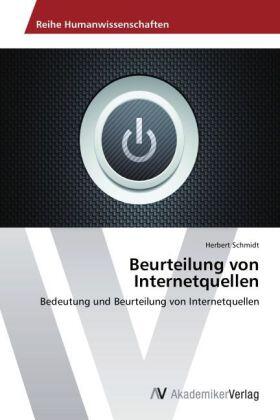 Schmidt |  Beurteilung von Internetquellen | Buch |  Sack Fachmedien