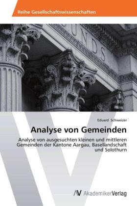 Schweizer |  Analyse von Gemeinden | Buch |  Sack Fachmedien