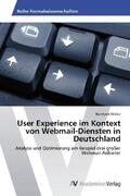 Müller |  User Experience im Kontext von Webmail-Diensten in Deutschland | Buch |  Sack Fachmedien