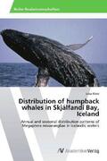 Klotz |  Distribution of humpback whales in Skjálfandi Bay, Iceland | Buch |  Sack Fachmedien