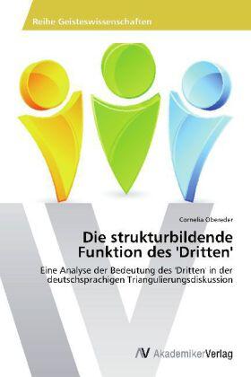 Obereder |  Die strukturbildende Funktion des 'Dritten' | Buch |  Sack Fachmedien