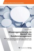 Mundrov |  Wissensgenerierung im Bereich des Kundenmanagement | Buch |  Sack Fachmedien