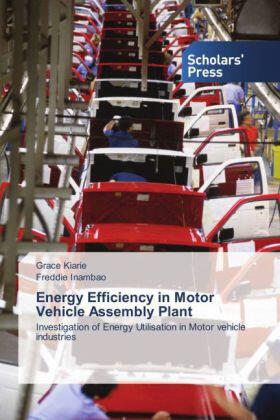 Kiarie / Inambao |  Energy Efficiency in Motor Vehicle Assembly Plant | Buch |  Sack Fachmedien