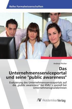 Pircher |  Das Unternehmensserviceportal und seine "public awareness" | Buch |  Sack Fachmedien