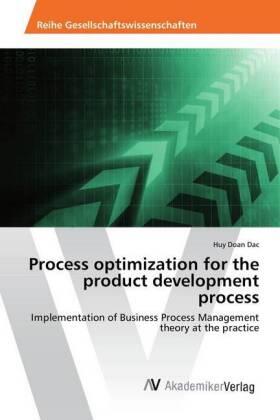 Doan Dac | Process optimization for the product development process | Buch | 978-3-639-88276-6 | sack.de
