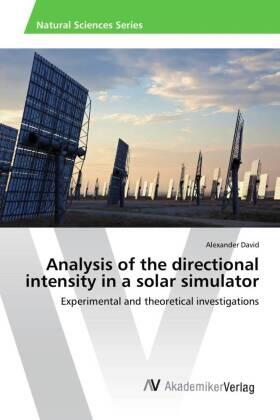 David |  Analysis of the directional intensity in a solar simulator | Buch |  Sack Fachmedien