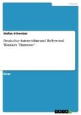 Schweizer |  Deutscher Autorenfilm und Hollywood: Wenders "Hammett" | Buch |  Sack Fachmedien
