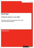 Jäger |  Politische Kultur in der BRD | eBook | Sack Fachmedien
