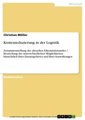 Möller |  Kostenreduzierung in der Logistik | eBook | Sack Fachmedien