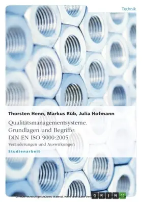 Henn / Rüb / Hofmann |  DIN EN ISO 9000:2005 | eBook | Sack Fachmedien