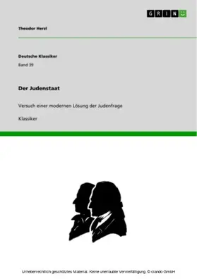 Herzl |  Der Judenstaat | eBook | Sack Fachmedien