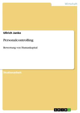 Janke | Personalcontrolling | E-Book | sack.de