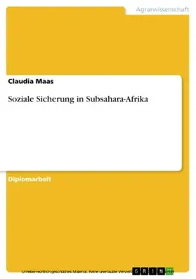 Maas |  Soziale Sicherung in Subsahara-Afrika | eBook | Sack Fachmedien