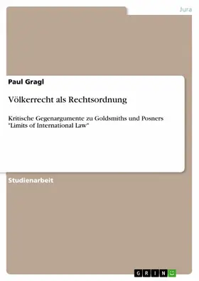 Gragl |  Völkerrecht als Rechtsordnung | eBook | Sack Fachmedien