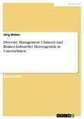 Weber |  Diversity Management. Chancen und Risiken kultureller Heterogenität in Unternehmen | Buch |  Sack Fachmedien