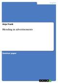 Frank |  Blending in advertisements | Buch |  Sack Fachmedien