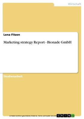 Fitzen | Marketing strategy Report - Bionade GmbH | E-Book | sack.de