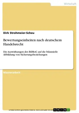 Strohmeier-Scheu |  Bewertungseinheiten nach deutschem Handelsrecht | eBook | Sack Fachmedien