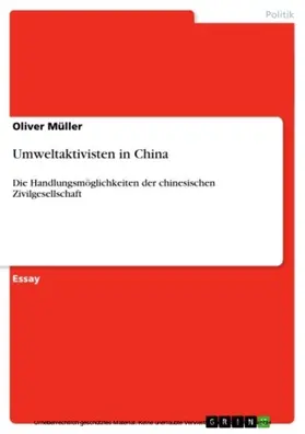 Müller |  Umweltaktivisten in China | eBook | Sack Fachmedien