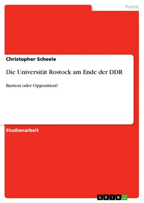 Scheele |  Die Universität Rostock am Ende der DDR | eBook | Sack Fachmedien