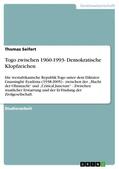 Seifert |  Togo zwischen 1960-1993- Demokratische Klopfzeichen | eBook | Sack Fachmedien
