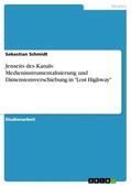 Schmidt |  Jenseits des Kanals: Medieninstrumentalisierung und Dimensionsverschiebung in "Lost Highway" | Buch |  Sack Fachmedien