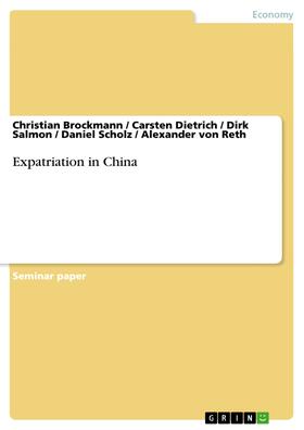 Brockmann / Dietrich / Salmon |  Expatriation in China | eBook | Sack Fachmedien