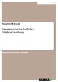 Schwab |  Grenzen gewerkschaftlicher Mitgliederwerbung | Buch |  Sack Fachmedien