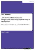 Hellmann |  Aktueller Stand, Probleme und Perspektiven der Versorgungsforschung in Deutschland | eBook | Sack Fachmedien