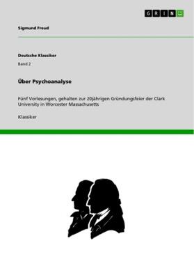 Freud | Über Psychoanalyse | Buch | 978-3-640-59298-2 | www.sack.de