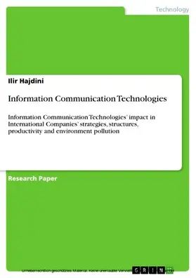 Hajdini |  Information Communication Technologies | eBook | Sack Fachmedien