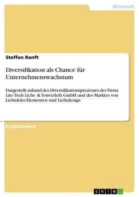 Ronft |  Diversifikation als Chance für Unternehmenswachstum | Buch |  Sack Fachmedien