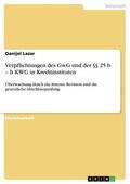 Lazar |  Verpflichtungen des GwG und der §§ 25 b – h KWG in Kreditinstituten | eBook | Sack Fachmedien