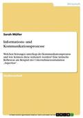 Müller |  Informations- und Kommunikationsprozesse | eBook | Sack Fachmedien