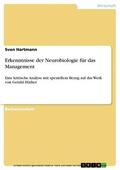 Hartmann |  Erkenntnisse der Neurobiologie für das Management | eBook | Sack Fachmedien