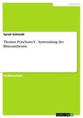Schmidt |  Thomas Pynchons V. - Anwendung der Rhizomtheorie | eBook | Sack Fachmedien