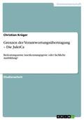 Krüger |  Grenzen der Verantwortungsübertragung – Die JuleiCa | eBook | Sack Fachmedien