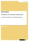 Pätzold |  Evaluation von Corporate Volunteering | Buch |  Sack Fachmedien