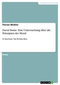 Winkler |  David Hume. Eine Untersuchung über die Prinzipien der Moral | Buch |  Sack Fachmedien