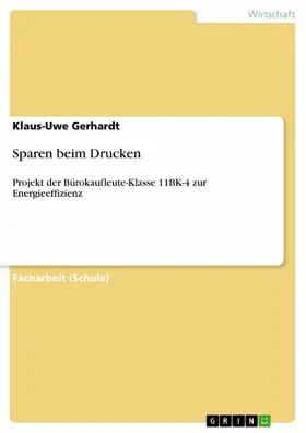 Gerhardt |  Sparen beim Drucken | eBook | Sack Fachmedien