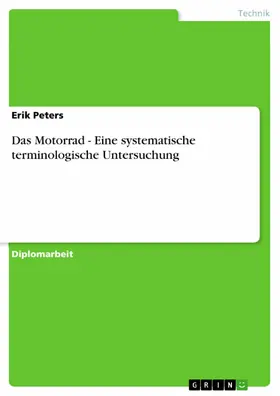 Peters |  Das Motorrad - Eine systematische terminologische Untersuchung | eBook | Sack Fachmedien