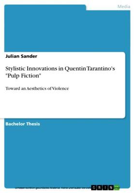 Sander | Stylistic Innovations in Quentin Tarantino's "Pulp Fiction" | E-Book | sack.de