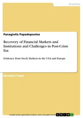 Papadopoulos |  Recovery of Financial Markets and Institutions and Challenges in Post-Crisis Era | eBook | Sack Fachmedien