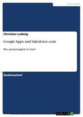 Ludwig |  Google Apps und Salesforce.com | eBook | Sack Fachmedien