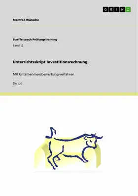 Wünsche |  Unterrichtsskript Investitionsrechnung | eBook | Sack Fachmedien