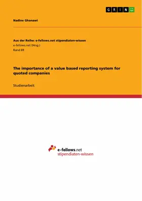 Ghanawi |  The importance of a value based reporting system for quoted companies | eBook | Sack Fachmedien