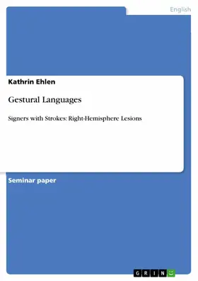 Ehlen |  Gestural Languages | eBook | Sack Fachmedien