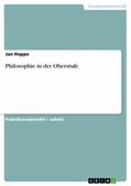 Hoppe |  Philosophie in der Oberstufe | eBook | Sack Fachmedien